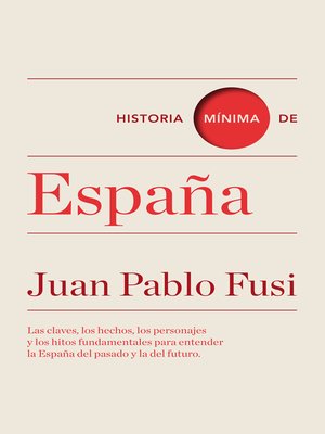 cover image of Historia mínima de España